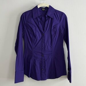 Express long sleeve essential shirt. Purple, Size S